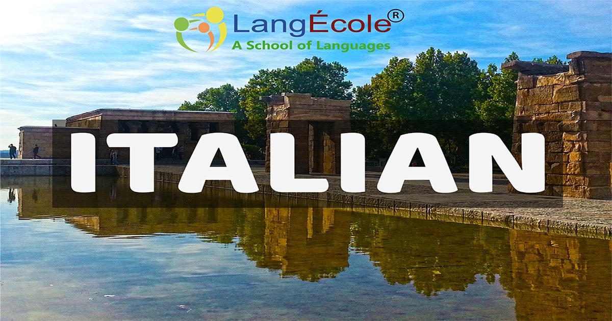 Learn italian language, language institute in delhi, bangalore, langecole
