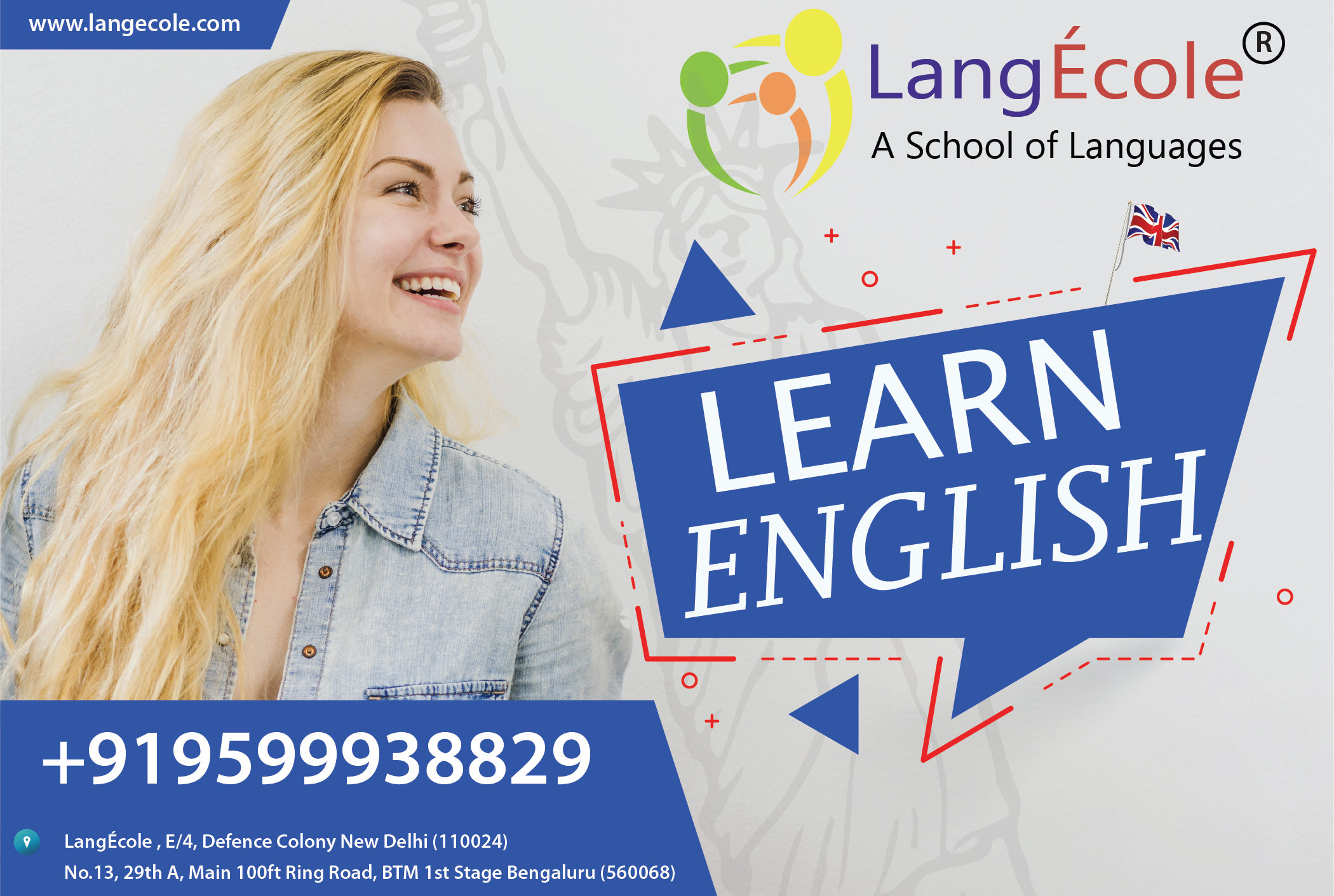 Learn English at LangÉcole, New Delhi