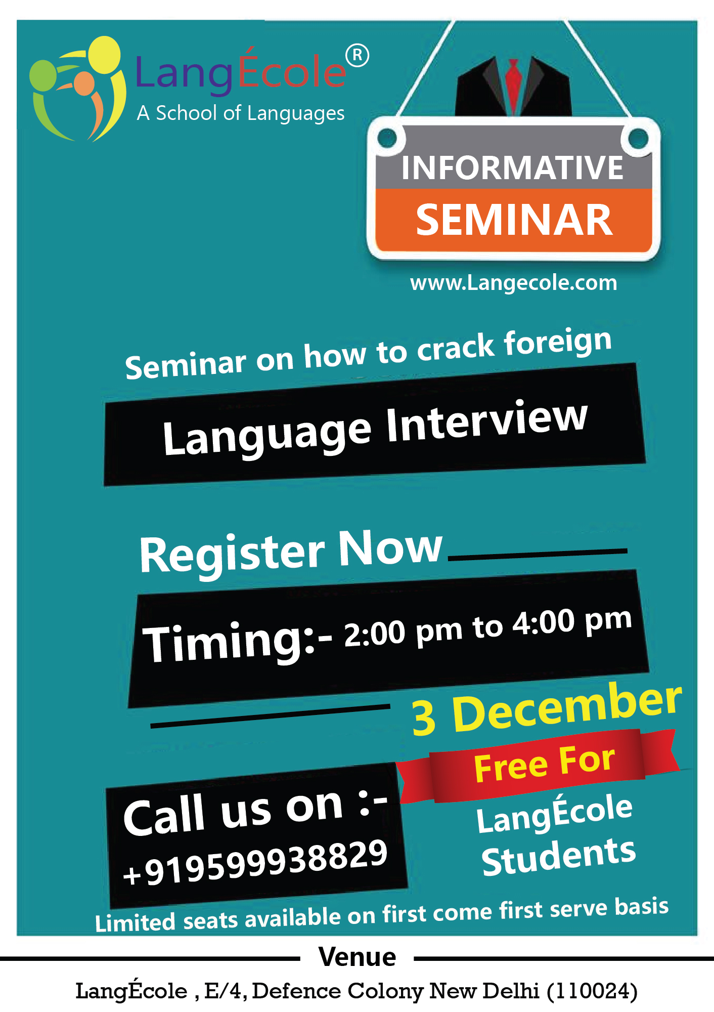Seminar on  - How to crack foreign language jobs interviews?