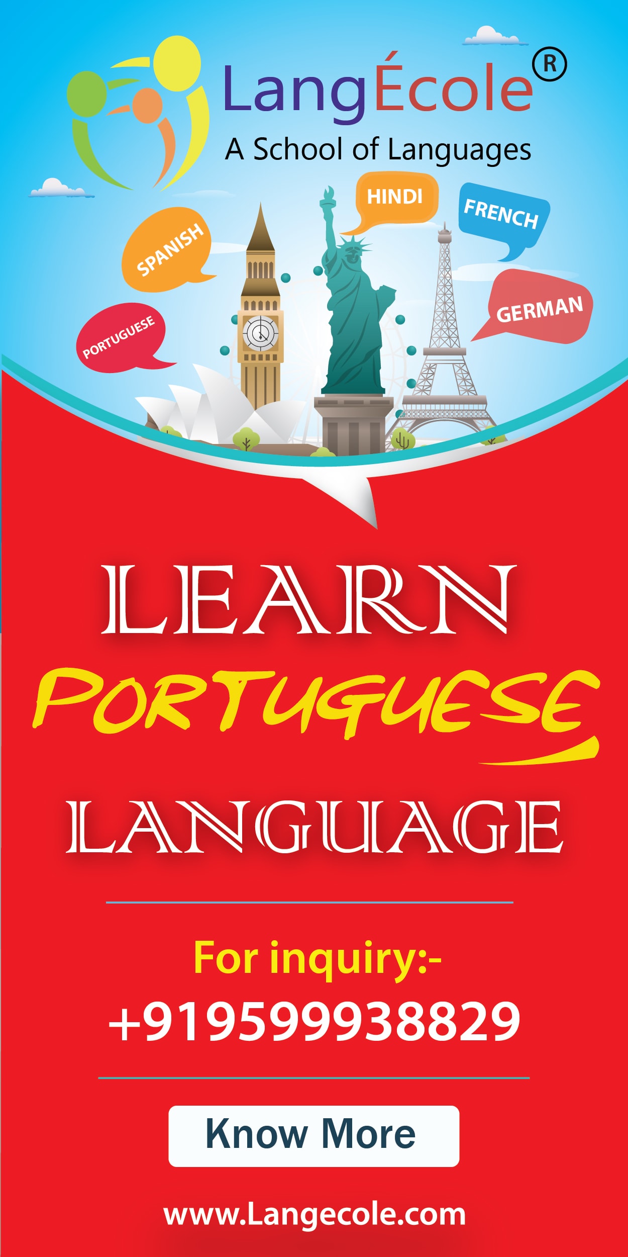 Learn Portuguese at LangÉcole Bangalore